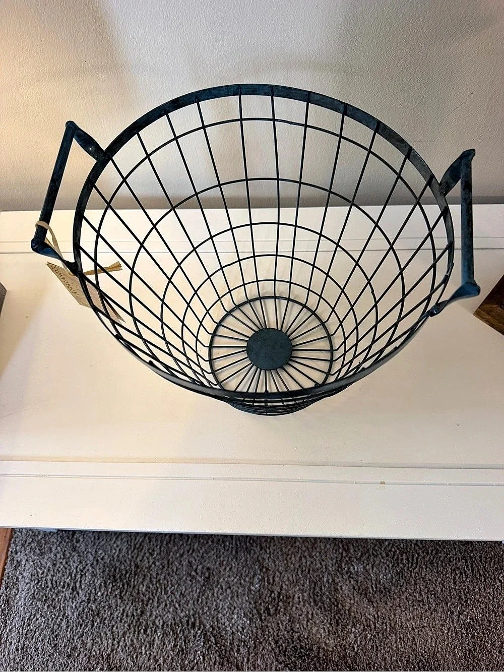 Wire Basket Large Blossom NWT